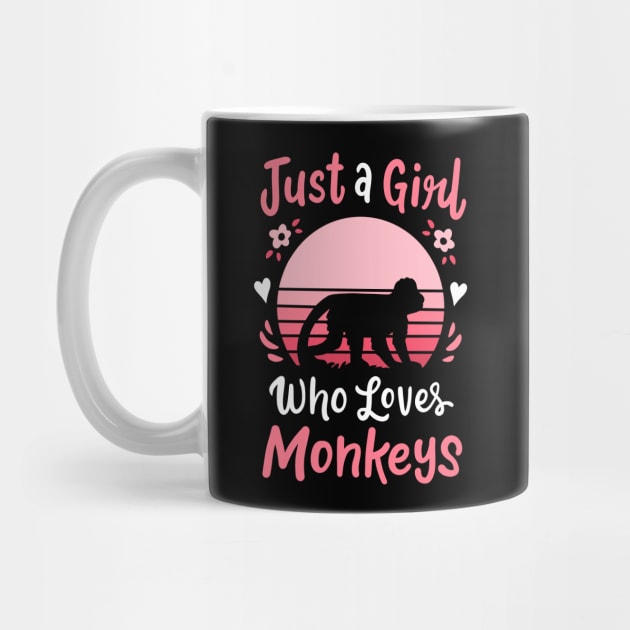 Monkey Ape Monkey Lover Retro by CreativeGiftShop